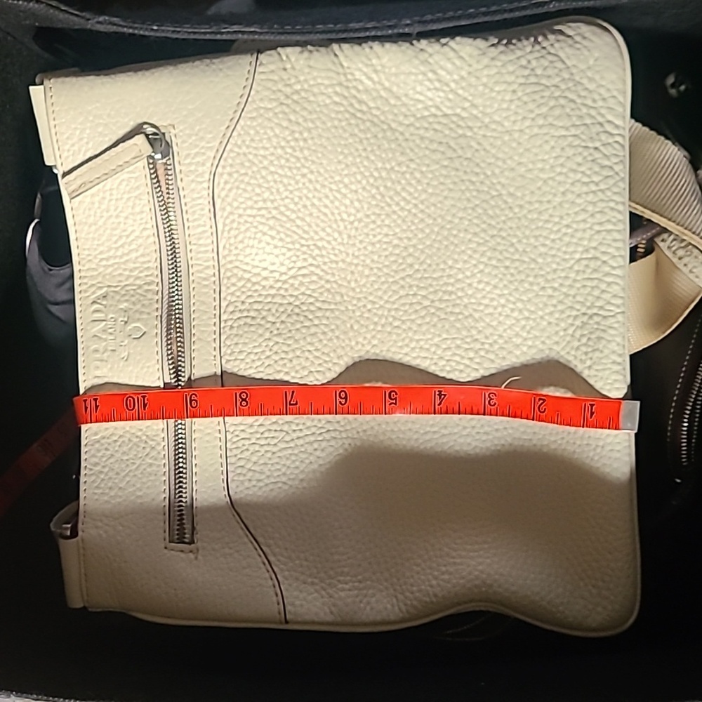 Prada Cream Leather Satchel - Picture 7 of 9